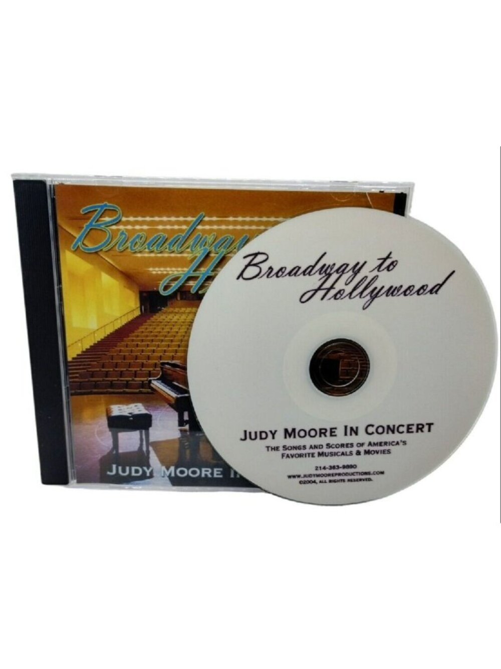 Judy Moore Broadway to Hollywood in Concert Musicals Show Tunes Music CD 2004